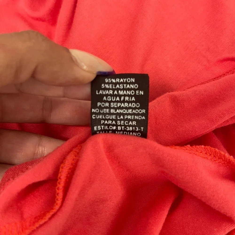 Renn - Salmon Color‎ Blouse with ruffle detail